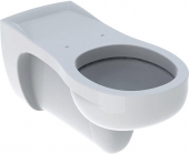 Geberit Vitalis - Wall-mounted washdown toilet without Rimfree hvid with KeraTect