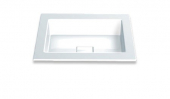 Alape EB - Drop-in washbasin for Console 450x450mm without tap holes without overflow hvid without Coating