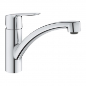 GROHE Start - Single lever kitchen mixer M-Size with Swivel Spout and Flow Limiter for open water heaters chrom