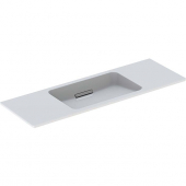 Geberit ONE - Håndvask 1200x400mm without tap holes with concealed overflow hvid with KeraTect