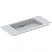 Geberit ONE - Washbasin for Furniture 900x400mm without tap holes with concealed overflow hvid with KeraTect