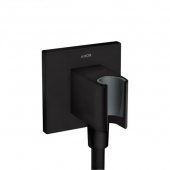 Axor FixFit - Schlauchanschluss Porter Square DN15 mit Rückflussverhinderer schwarz matt