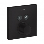 AXOR ShowerSelect - Indbygget Termostatarmatur til 2 forbrugere matt black