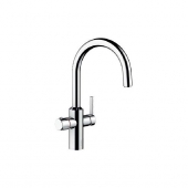 Blanco Tampera - Single lever kitchen mixer L-Size with filter function chrom