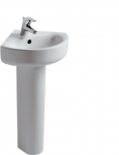 Ideal Standard Connect - Håndvask 480x440mm with 1 tap hole with overflow hvid without IdealPlus
