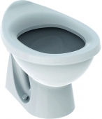 Geberit Bambini - Floorstanding washdown toilet without Rimfree hvid without KeraTect