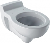 Geberit Bambini - Wall-mounted washdown toilet without Rimfree hvid without KeraTect