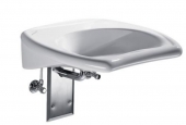 Geberit Vitalis - Håndvask 550x550mm without tap holes with overflow hvid without KeraTect