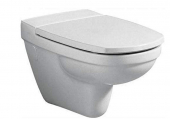 Geberit Vitelle - WC-Sitz weiß Scharniere verchromt mit Absenkautomatik