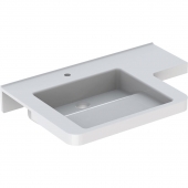 Geberit Renova Comfort - Håndvask 810x550mm with 1 tap hole without overflow hvid without KeraTect