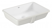 Grohe Cube - Einbau-Waschtisch 492 x 370 mm weiß mit PureGuard