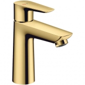 hansgrohe Talis E - Et-grebs håndvaskarmatur 110 CoolStart med bundventil polished gold-optic