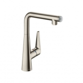 Hansgrohe Talis Select S - Single lever kitchen mixer 300 with swivel spout stainless steel look