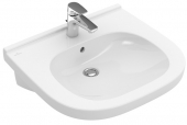 Villeroy & Boch O.novo - Waschtisch Vita 560 x 550 mm mit Überlauf weiß alpin AB C+
