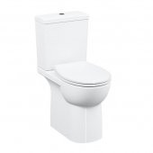 VitrA Conforma - Tiefspül-Stand-WC-Kombination VitrA Flush Open Back Vario-Abgang weiß VitrAclean
