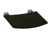 Keuco Plan - Foldable seat chrome-plated / light gray