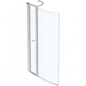Ideal Standard Connect Air - Duschwand mit Tür aus Glas