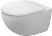 Duravit Architec - Wand-Tiefspül-WC 575 mm rimless inklusive Durafix weiß mit HygieneGlaze