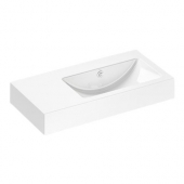 Alape WT - Washbasin 800x405mm without tap holes with overflow vit without Coating