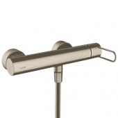 AXOR Uno - Exposed Single Lever Shower Mixer med 1 konsument brushed nickel
