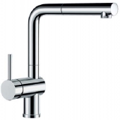 Blanco Linus-S - Single lever kitchen mixer L-Size with lever left krom
