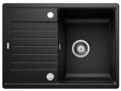 Blanco ZIA - Küchenspüle 45 S Compact SILGRANIT mit Ablauffernbedienung reversibel schwarz