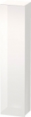 DURAVIT DuraStyle - Tall cabinet with 1 door & hinges left 400x1800x360mm white high gloss/white matt