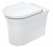 DURAVIT White Tulip - Floorstanding Washdown WC with Rimless vit with HygieneGlaze