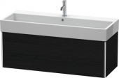 Duravit XSquare - Waschtischunterschrank 397x1184x460mm 1 Auszug eiche schwarz