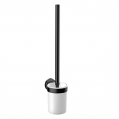 EMCO Round - Toilet brush set black / white