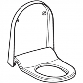 Geberit AquaClean Sela - WC-Sitz und WC-Deckel weiß