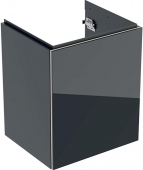 Geberit Acanto - Unterschrank für Handwaschbecken mit 1 Tür 445x535x375mm schwarz