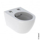Geberit AquaClean - Wall-mounted washdown toilet without flushing rim vit with KeraTect