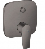 hansgrohe Talis E - Concealed single lever bathtub mixer med 2 konsumenter brushed black chrome