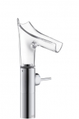 Hansgrohe Axor Starck V - Einhebel-Waschtischmischer 220 mit Glasauslauf polished red gold