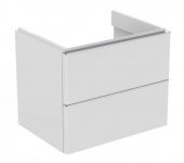 Ideal Standard Adapto - Vanity Unit with 2 pull-out compartments 610x490x450mm white high gloss/white high gloss