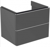 Ideal Standard Adapto - Vanity Unit with 2 pull-out compartments 610x490x450mm anthracite matt/anthracite matt