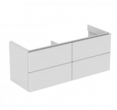 Ideal Standard Adapto - Vanity Unit with 4 drawers 121x490x450mm white high gloss/white high gloss