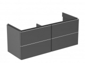 Ideal Standard Adapto - Vanity Unit with 4 drawers 121x490x450mm anthracite matt/anthracite matt