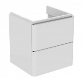 Ideal Standard Adapto - Vanity Unit with 2 pull-out compartments 470x490x410mm white high gloss/white high gloss