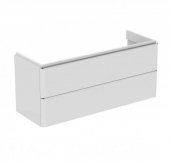 Ideal Standard Adapto - Vanity Unit with 2 pull-out compartments 1170x490x410mm white high gloss/white high gloss