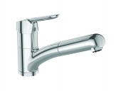 Ideal Standard Ceraflex - Küchenarmatur Niederdruck mit herausziehbarer Handbrause 211 mm chrom