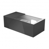 Keuco Edition 11 - Vanity unit 31154.1 front extract, anthracite / glass anthracite