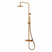 Steinberg Series 250 - Shower Set With thermostatic shower mixer rose gold