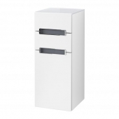 Villeroy & Boch Subway 2.0 - Side cabinet with 1 door & 2 pull-out compartments & hinges right 354x857x370mm glossy white/glossy white