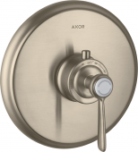 Axor Montreux - Thermostat Unterputz Fertigset Hebelgriff brushed nickel