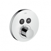 Hansgrohe Axor ShowerSelect - Thermostat UP Fertigset 2 Verbraucher rund chrom