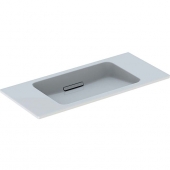 Geberit ONE - Lavabo 900x400mm without tap holes without overflow blanco con KeraTect