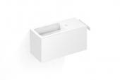 Alape WP - Lavabo 645x268mm with 1 tap hole without overflow blanco sin Coating