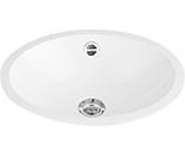 Alape EB - Lavabo encastrado para consola 500x400mm with 1 tap hole with overflow blanco sin Coating